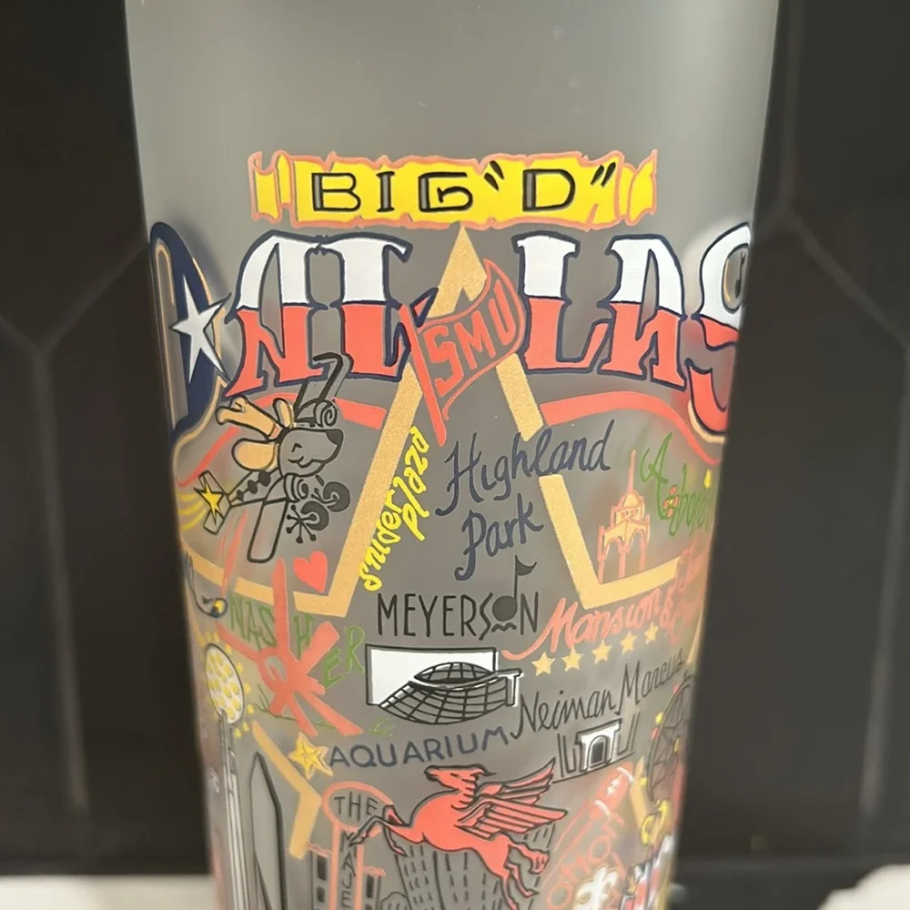 Cat Studio Dallas Frosted Drinking Glass